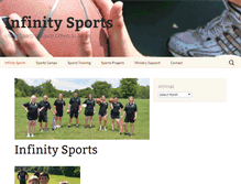 Tablet Screenshot of infinitysports.com